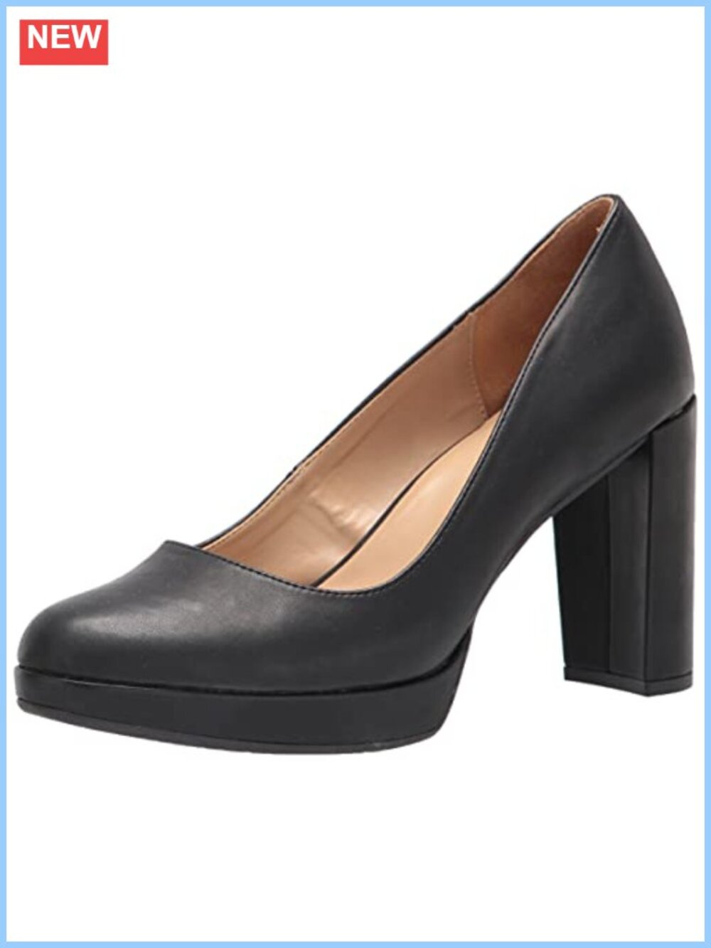 Naturalizer Berlin Platform Chunky Heel Pumps Women's Slip-On